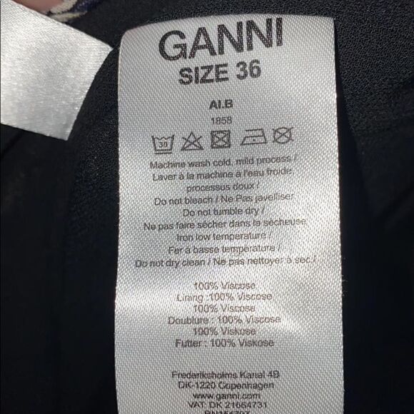 Ganni Georgette Floral Maxi Dress - 36 - Picture 10 of 10